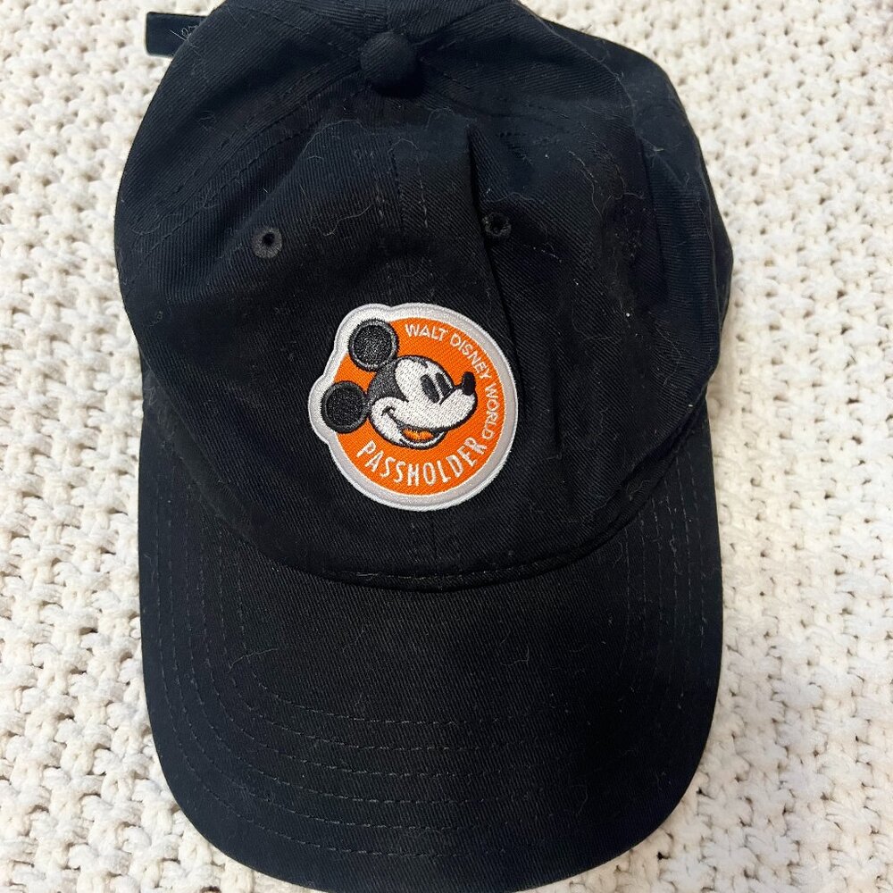 Black Annual Passholder Walt Disney World Exclusive Baseball Hat